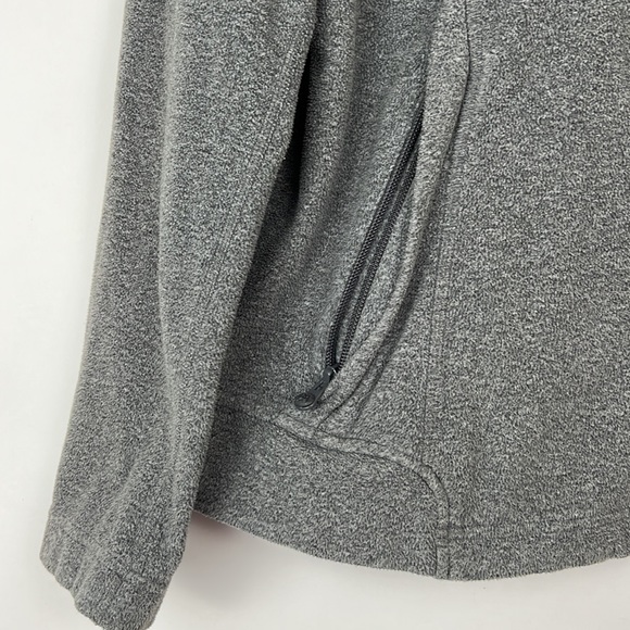 REI fleece zip up hoodie gray jacket M - Picture 4 of 7